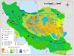 The distribution of LP and MP archaeological sites in relation to MIS 5 paleoclimate data.