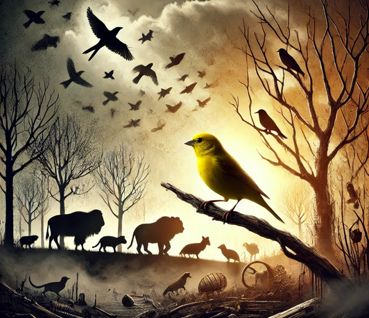 Canaries in a Coal Mine: The Global Decline of Wildlife since 1970